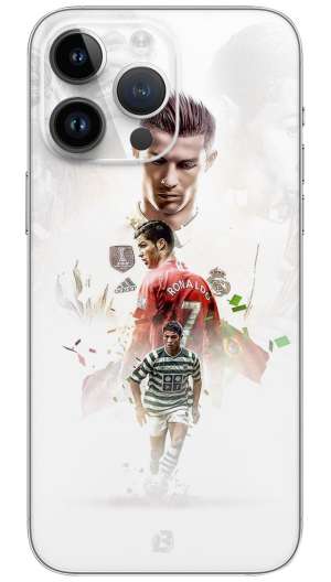 Football Player Cristiano Ronaldo Mobile Skin Wrap