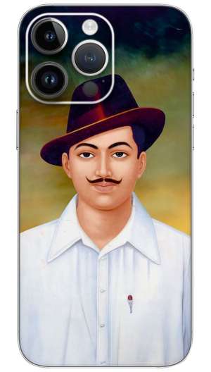 Freedom fighter veer bhagat singh Mobile Skin Wrap