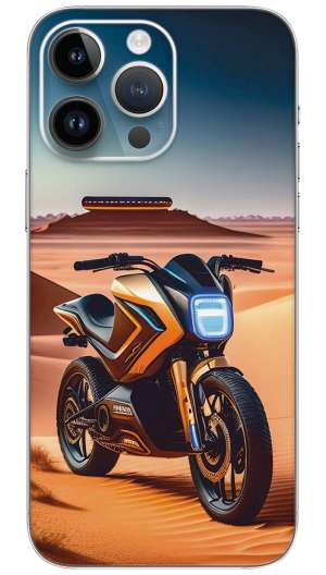 Futuristic bike Mobile Skin Wrap