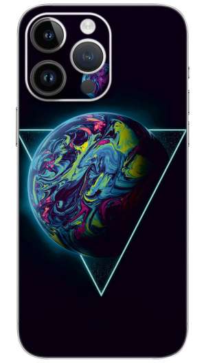 GEOGLYSER  TRIANGLE PLANET NUTURE Mobile Skin Wrap