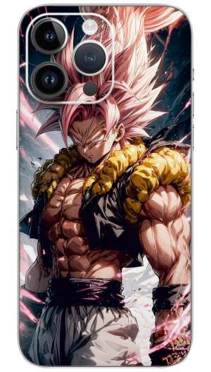 Gogeta kaioken anime Mobile Skin Wrap