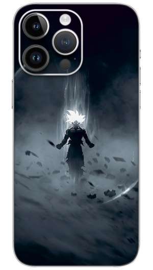 Goku Silhouette anime Mobile Skin Wrap