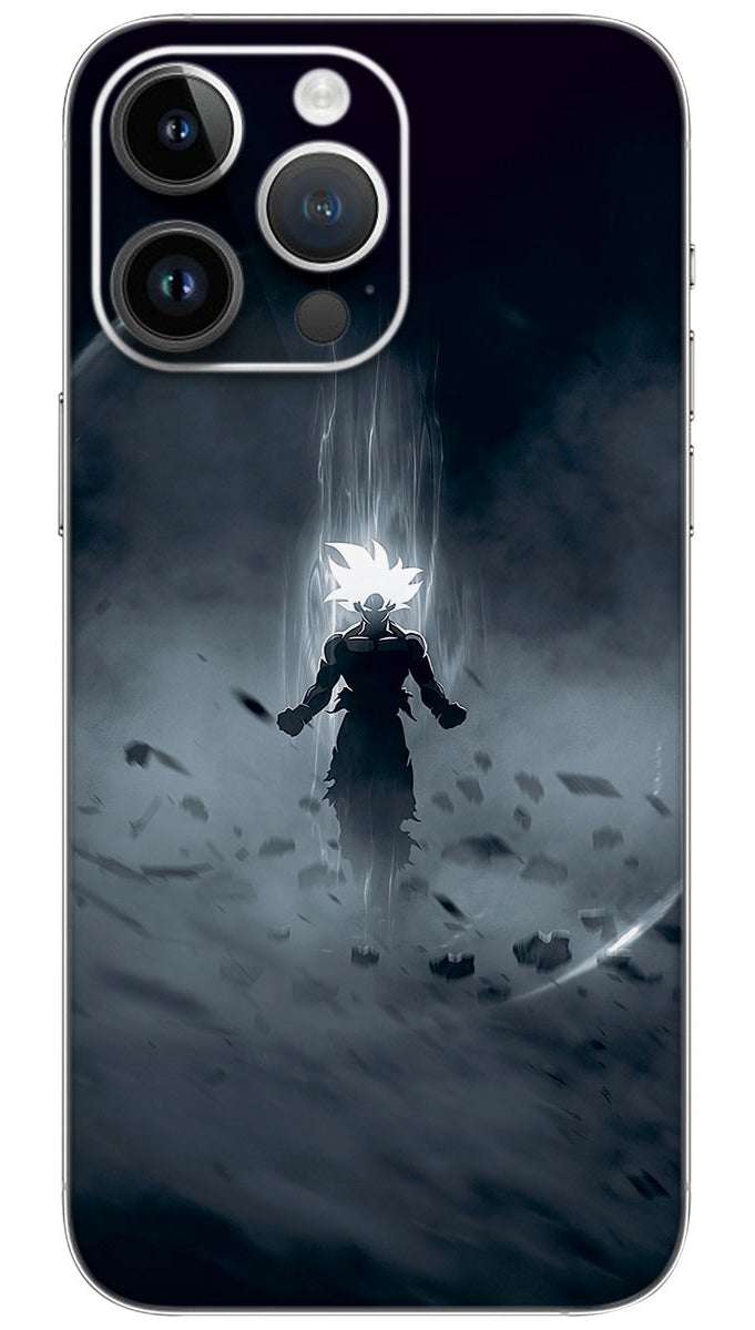 Goku Silhouette anime Mobile Skin Wrap