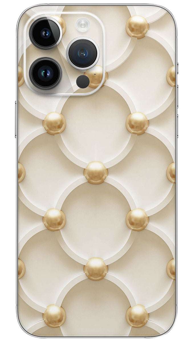 Gold and white ivory Mobile Skin Wrap
