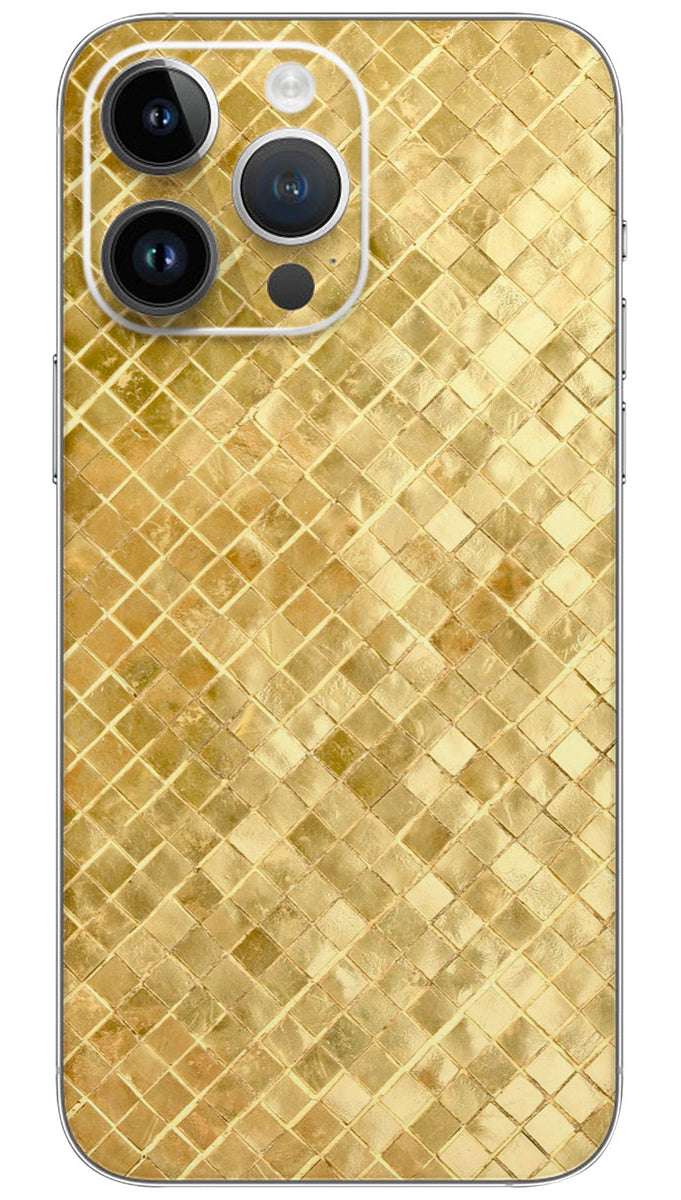 GOLD TEXTURE PATTERN Mobile Skin Wrap