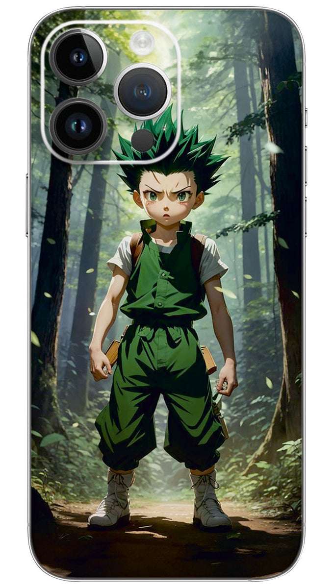 Gon freencss in forest anime Mobile Skin Wrap