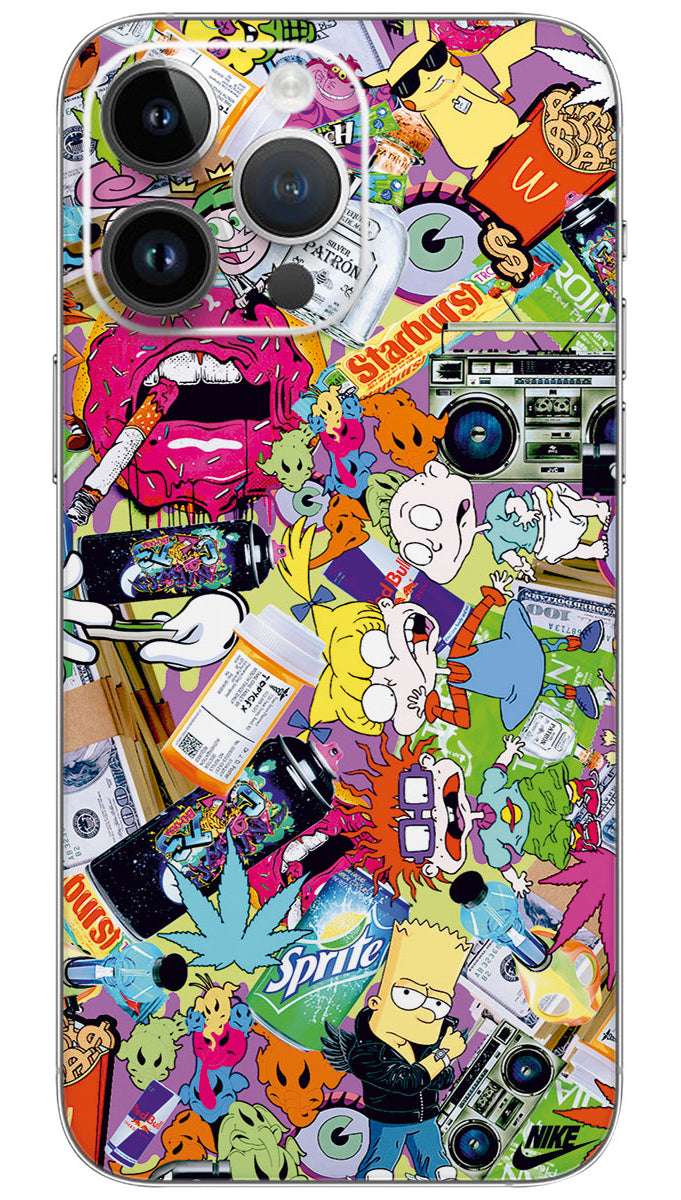 Grafiiti pattern design Mobile Skin Wrap