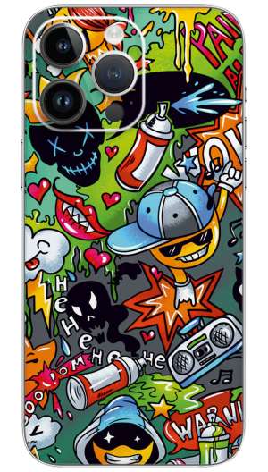 Grafiti wall pattern Mobile Skin Wrap