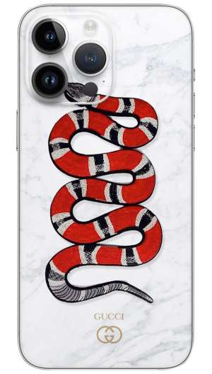Gucci Marble snake  Mobile Skin Wrap