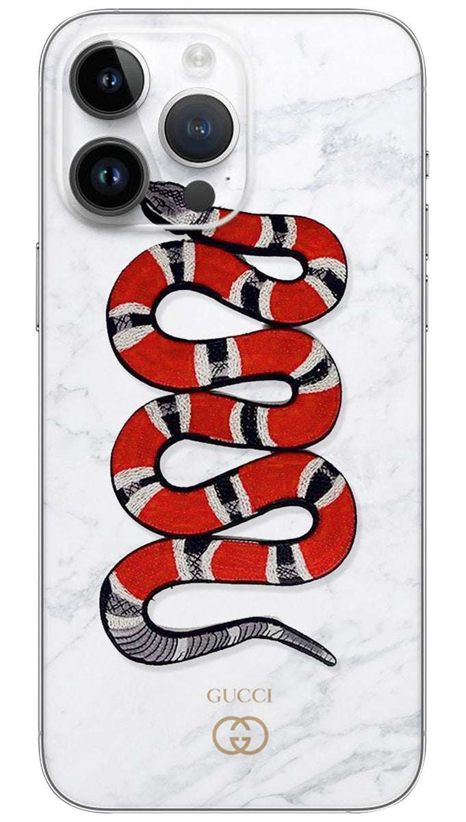 Gucci Marble snake  Mobile Skin Wrap