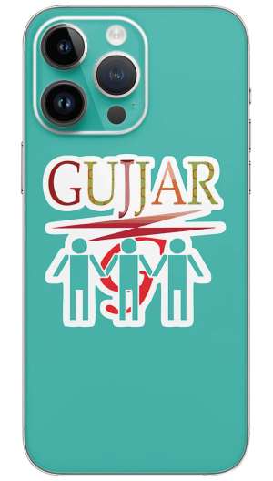 Gujjar caste name Mobile Skin Wrap