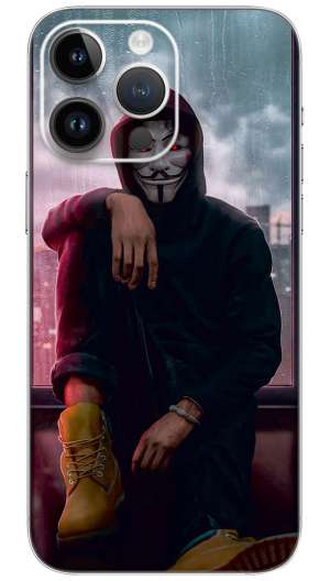 HACKER MASK Mobile Skin Wrap