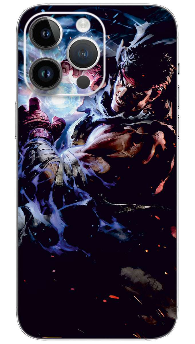 Hadouken anime Mobile Skin Wrap