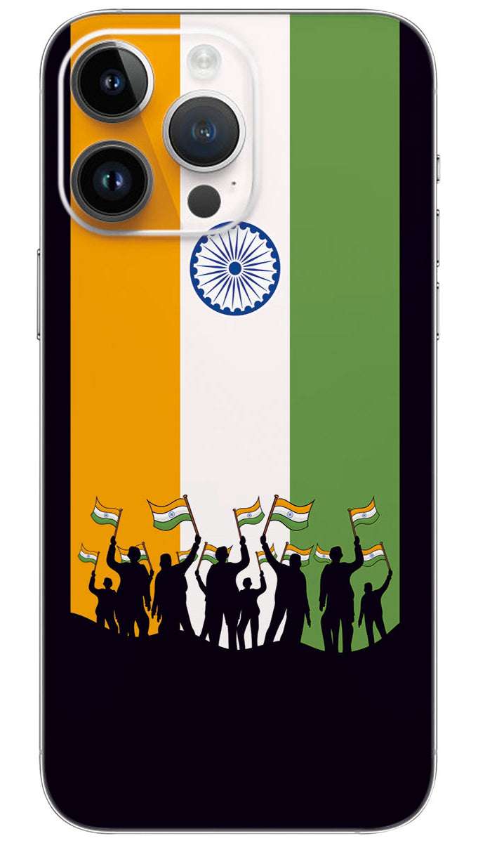 Happy India Republic Day Mobile Skin Wrap