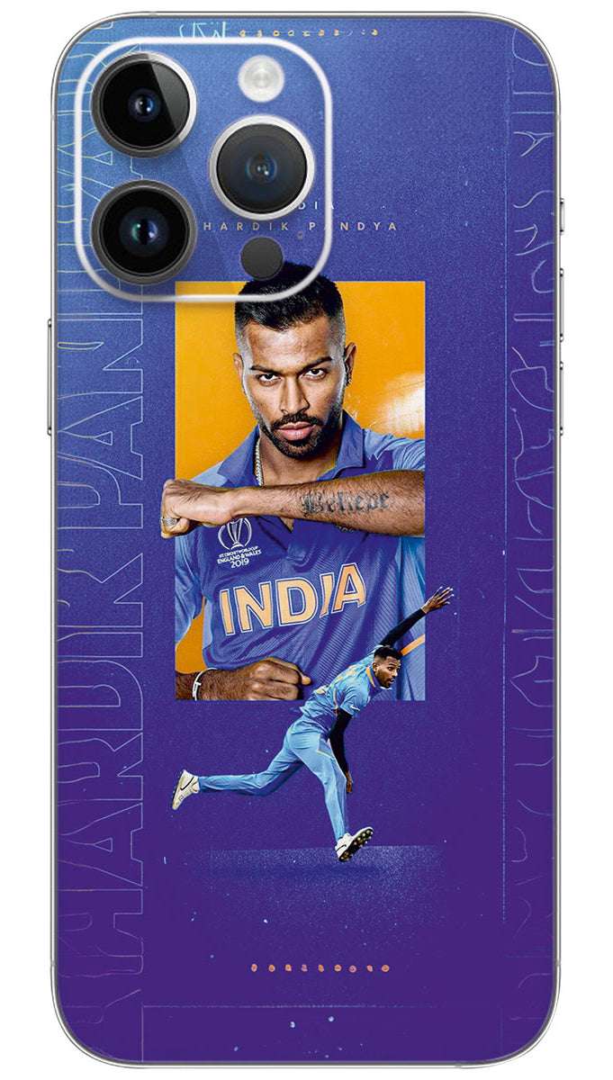 Hardik pandya Mobile Skin Wrap
