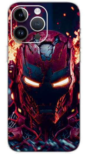 HELL KING OF IRON MAN Mobile Skin Wrap