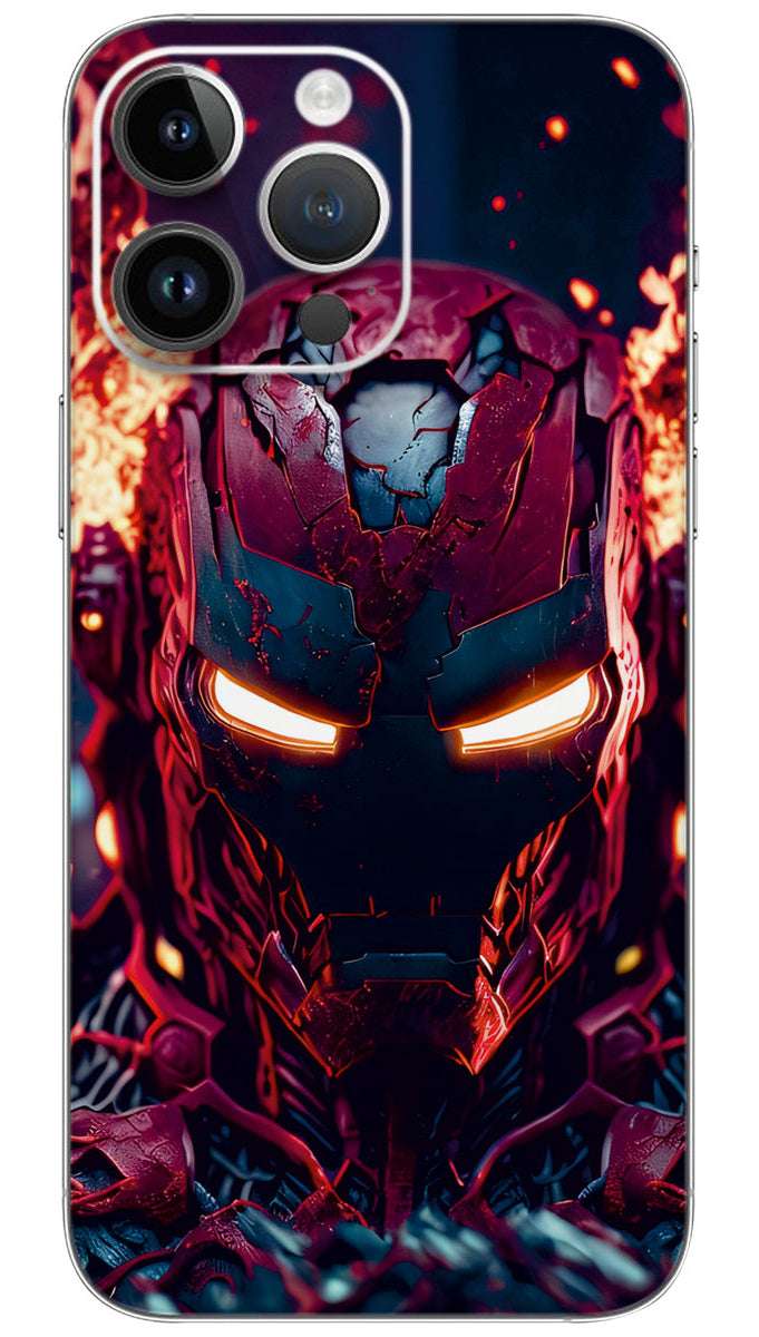 HELL KING OF IRON MAN Mobile Skin Wrap