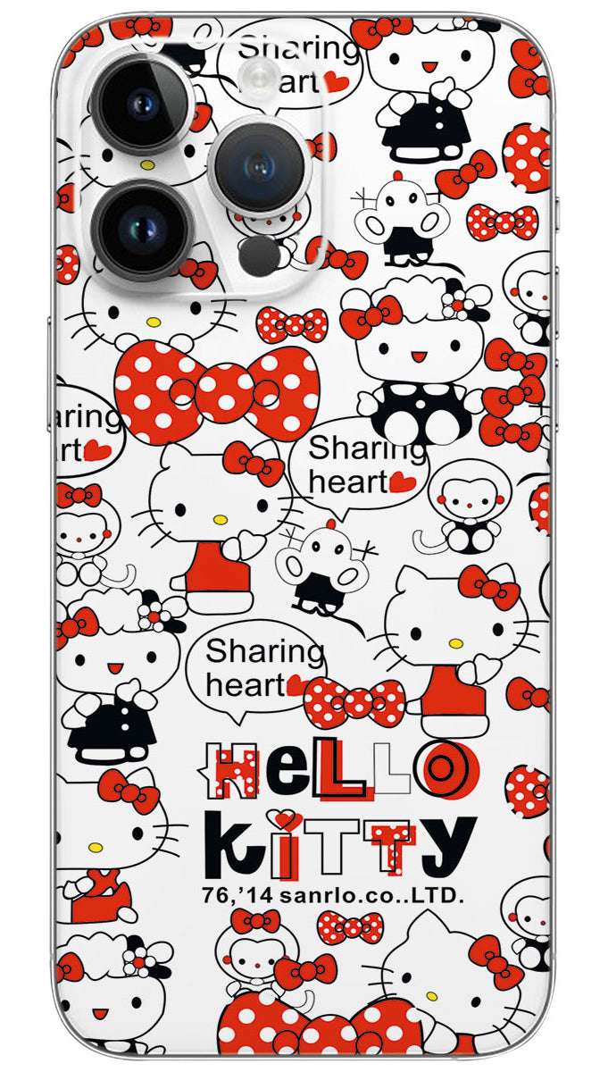 Hello Kitty pattern Mobile Skin Wrap