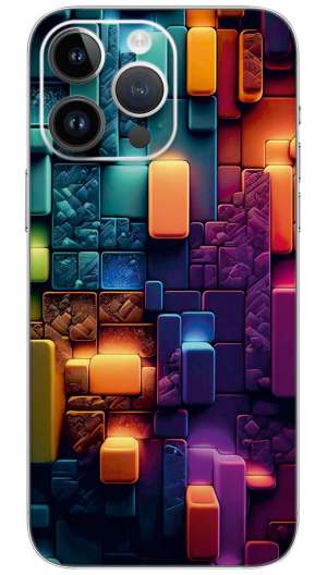 Horizontal varitone Pattern Mobile Skin Wrap