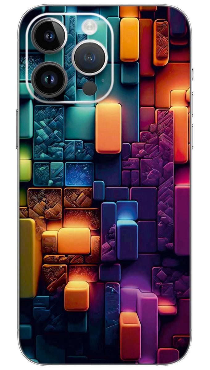 Horizontal varitone Pattern Mobile Skin Wrap