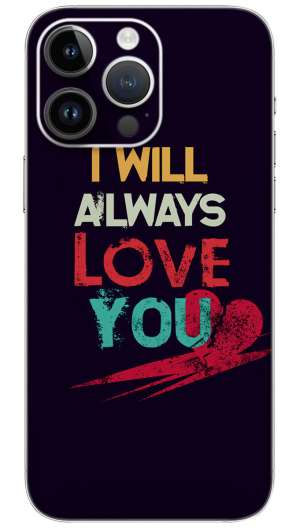 Inspirational Love Quotes Mobile Skin Wrap