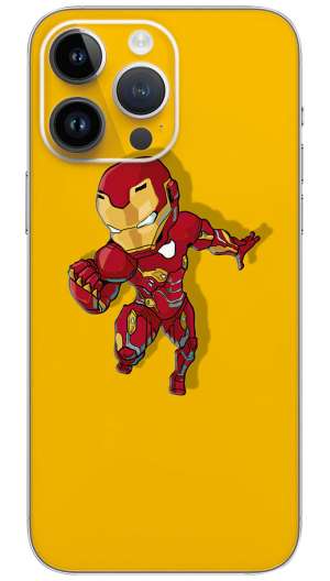 IRONMAN CARTOON  Mobile Skin Wrap