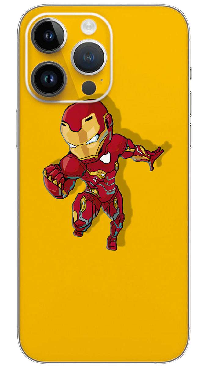 IRONMAN CARTOON  Mobile Skin Wrap