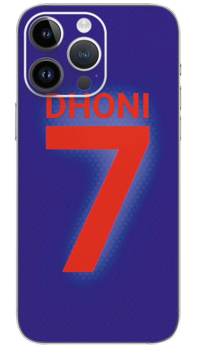 JERSEY NUMBER 7 DHONI Mobile Skin Wrap