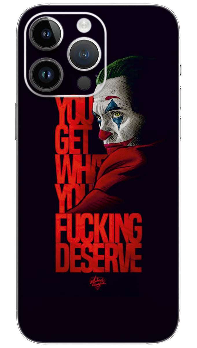 JOKER QUOTE Mobile Skin Wrap