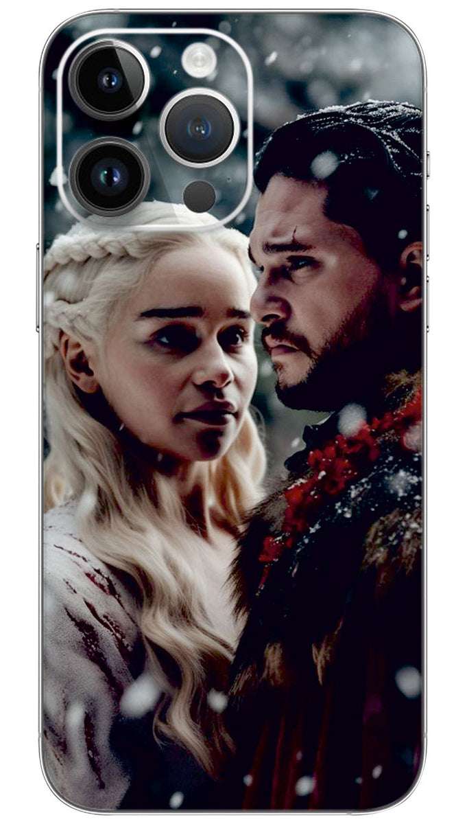Jon and daenerys Mobile Skin Wrap