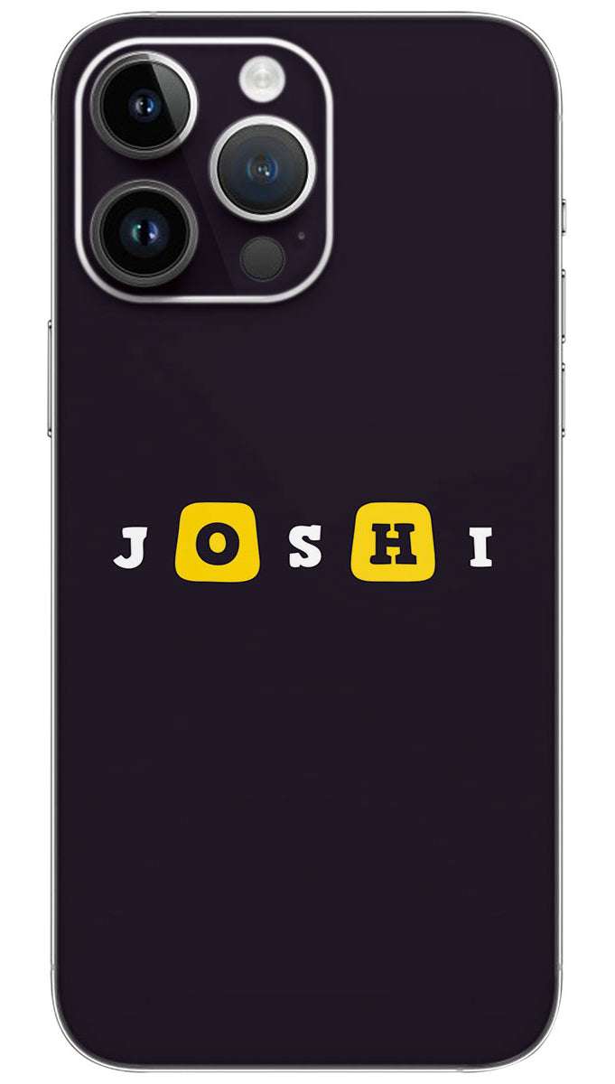 Joshi name Mobile Skin Wrap