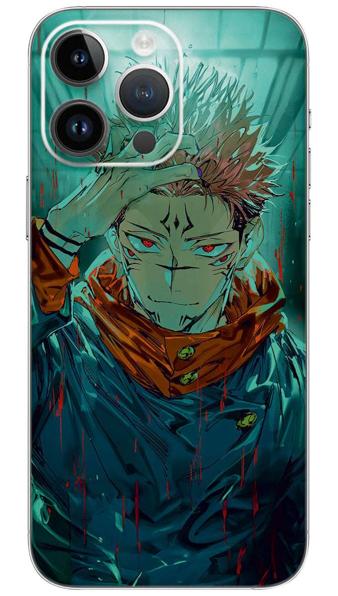Jujutsu kaisen anime Mobile Skin Wrap