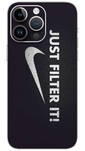 Just filter it! Mobile Skin Wrap
