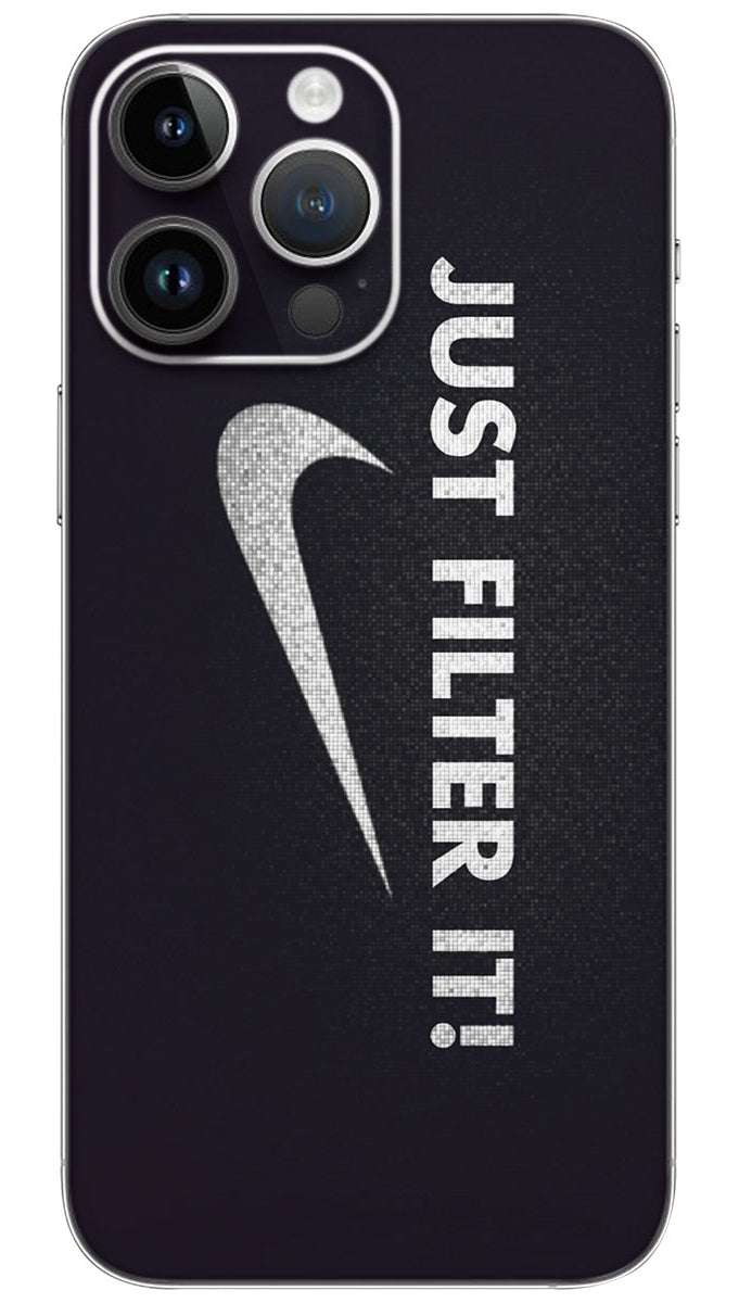 Just filter it! Mobile Skin Wrap