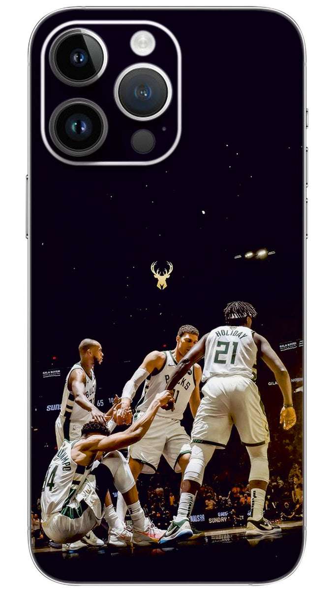 JYBPS Milwaukee Bucks Mobile Skin Wrap
