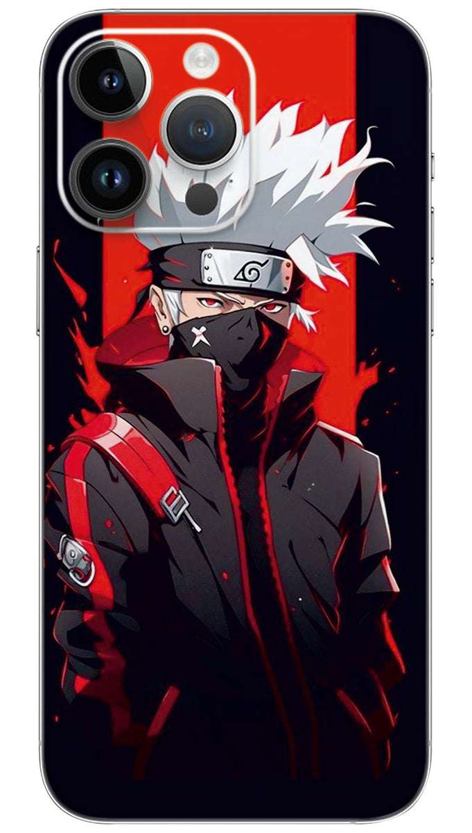 Kakashi hatake naruto anime Mobile Skin Wrap