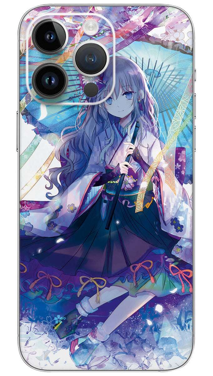 Kazu Muchuukai anime Mobile Skin Wrap