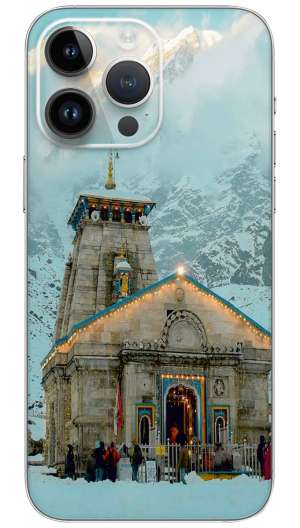KEDARNATH TEMPLE  Mobile Skin Wrap