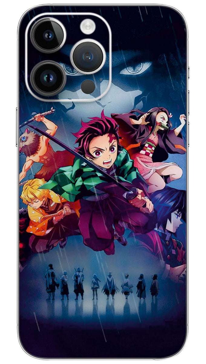 Kimetsu no yaiba anime Mobile Skin Wrap