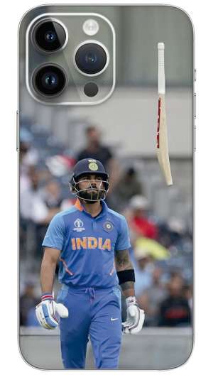 KING of cricket virat kohli Mobile Skin Wrap