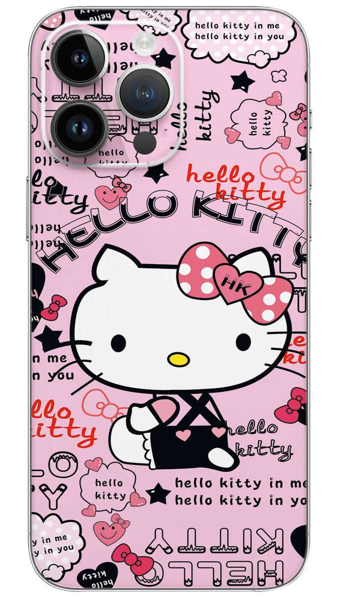 Kitty animal pattern Mobile Skin Wrap