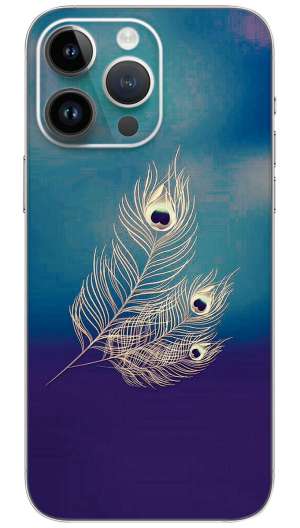 KRISHNA PEACOCK FEARTHER  Mobile Skin Wrap