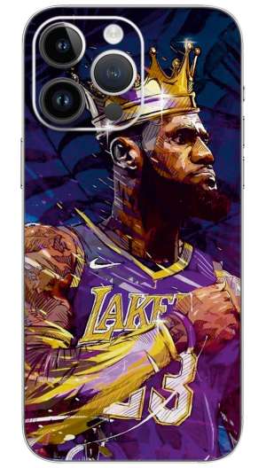 Lebron James Lake basket ball  Mobile Skin Wrap