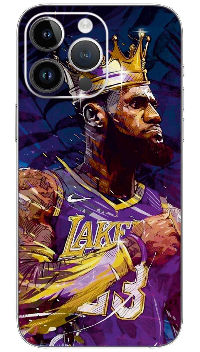Lebron James Lake basket ball  Mobile Skin Wrap