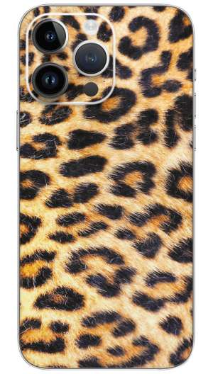 Leopard Fur pattern Mobile Skin Wrap