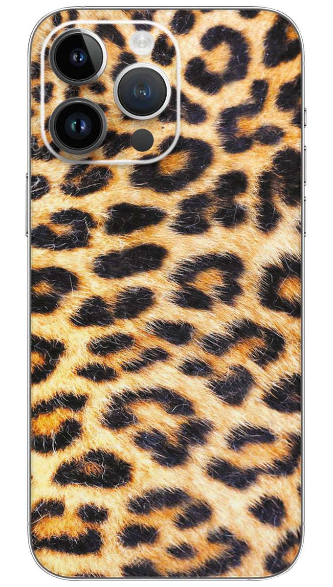 Leopard Fur pattern Mobile Skin Wrap
