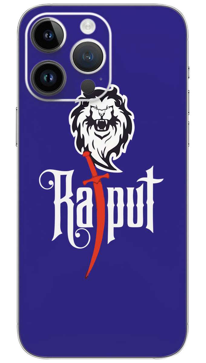 Lion with rajput name Mobile Skin Wrap