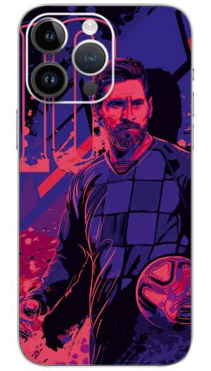 Lionel messi art vector sport Mobile Skin Wrap