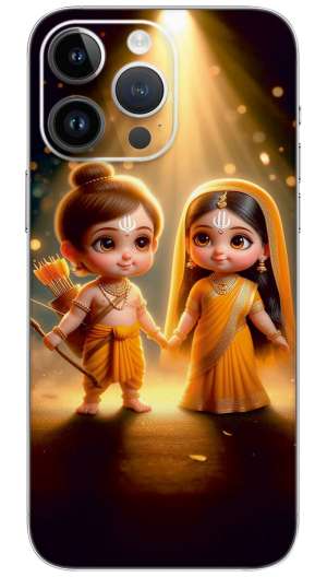 LITTLE RAMJI AND SITA MATA Mobile Skin Wrap