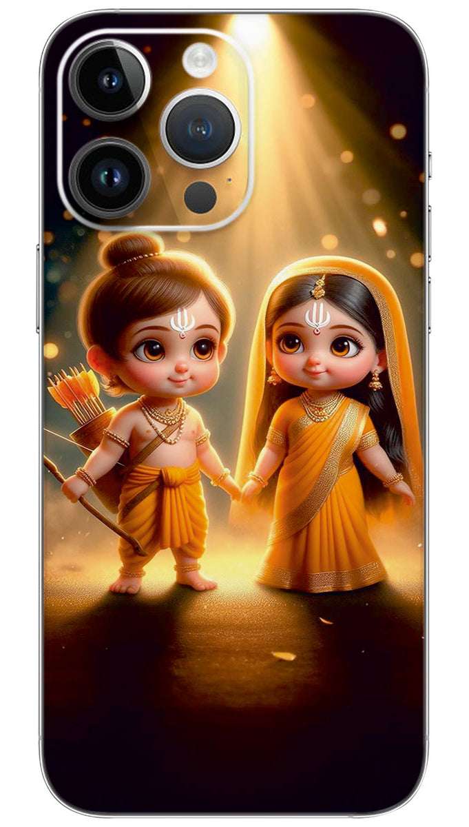 LITTLE RAMJI AND SITA MATA Mobile Skin Wrap